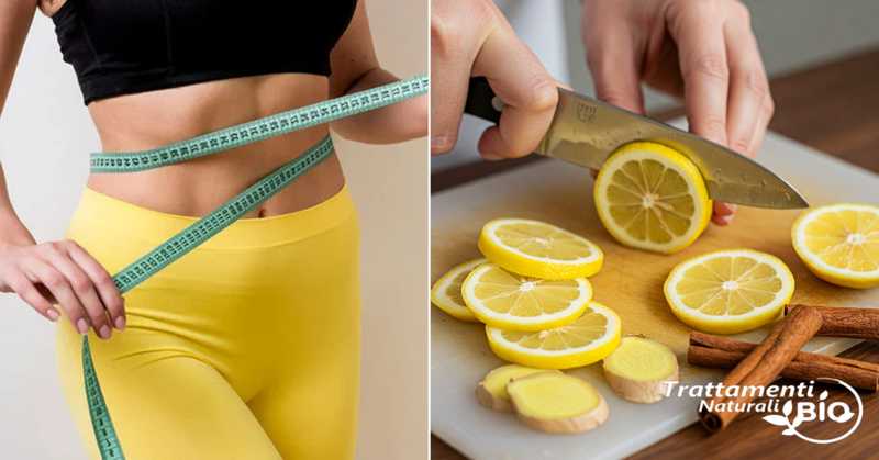 Come perdere 3 chili velocemente con l’infuso dimagrante limone, zenzero e cannella