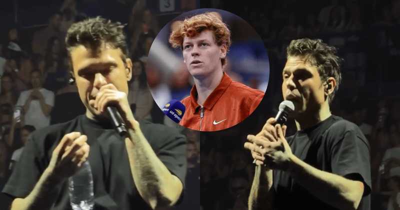 Fedez si scusa con Sinner e pone fine alla polemica sui versi contro di lui (video)