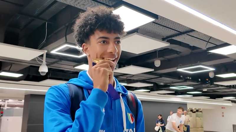 Furlani torna in Italia dopo l’oro nel salto in lungo: “Una medaglia che significa tutto”