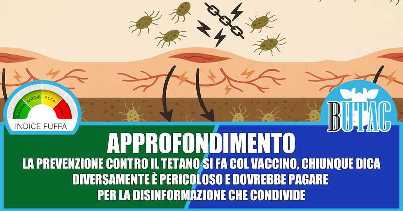 No, il vaccino per il tetano non è “pericoloso”