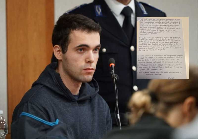 «Mi pento ogni giorno per ciò che ho fatto, accetto l'ergastolo». Ecco la lettera con cui Turetta ha rinunciato all'appello