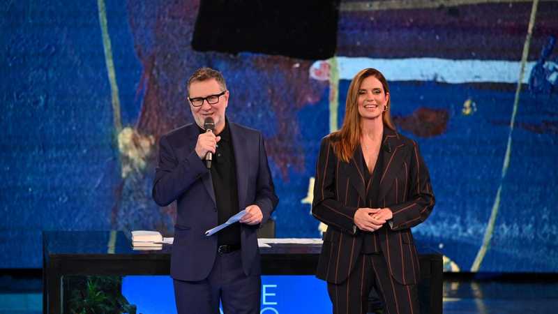 Che tempo che fa e la frecciatina di Filippa Lagerback a Fabio Fazio